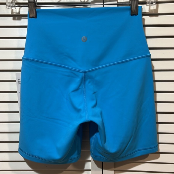 NWT Lululemon Align High-Rise Short 6" in Kayak Blue Light color size 4 - Picture 3 of 14